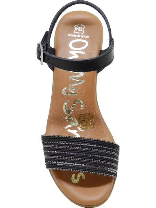 Leather Sandals Black
