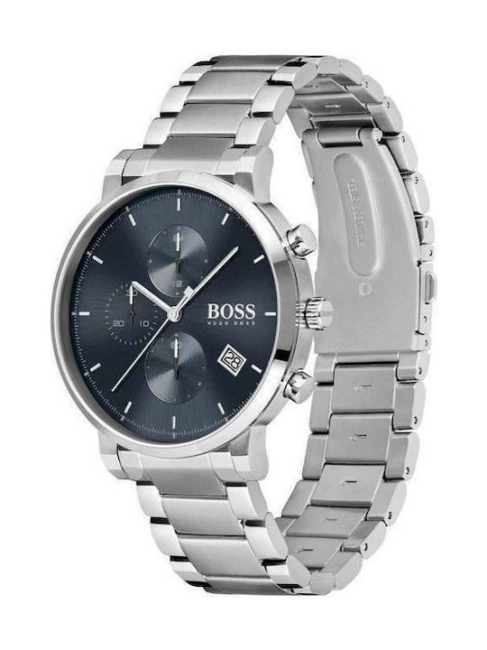 Hugo Boss Integrity Watch Chronograph Battery with Silver Metal Bracelet