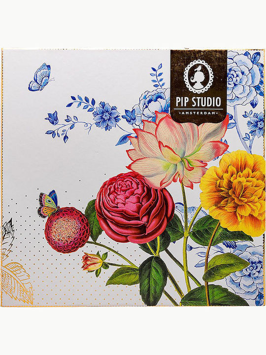 PiP Studio Royal Εταζέρα 3 Ορόφων από Πορσελάνη Πολύχρωμη Ø28cm