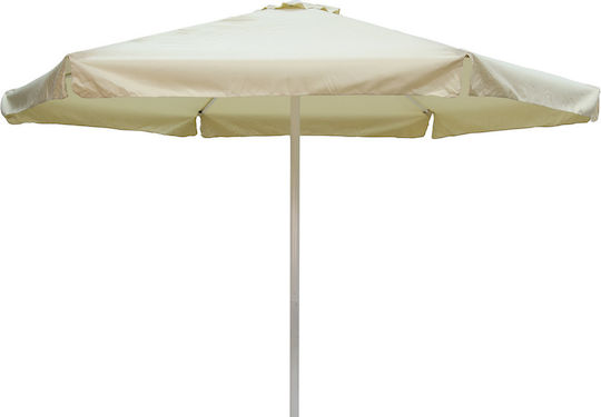 Umbrelă Profesională Rotundă Din Aluminiu Ecru Φ3m