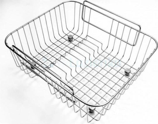 Pyramis Athena Sink Strainer Inox Silver 37x31.5x12cm