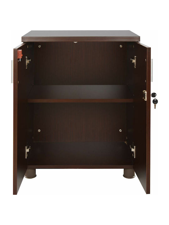Ντουλάπι Γραφείου Ξύλινο Vance με Κλειδαριά Wenge 60x46x75cm
