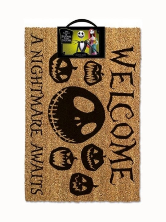 Pyramid International Coconut Fiber Doormat Nightmare Before Christmas - A Nightmare Awaits Beige 40x60cm