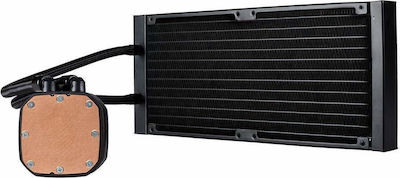 Corsair Hydro Series H115i RGB Platinum Υδρόψυξη Επεξεργαστή Διπλού Ανεμιστήρα 140mm για Socket AM4/1200/115x