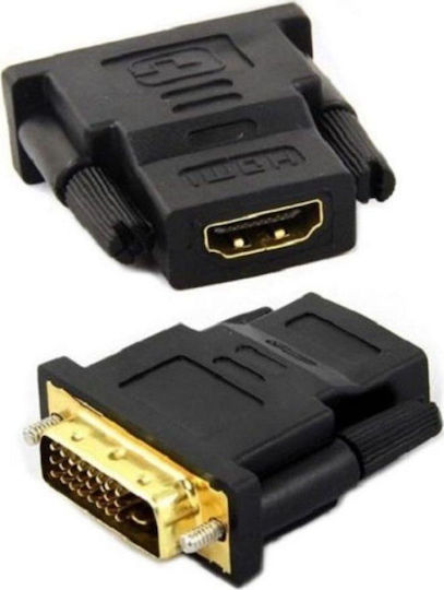 Μετατροπέας DVI-D male σε HDMI female 1τμχ
