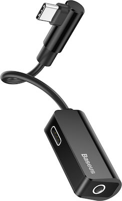 Baseus L45 Convertor USB-C masculin în 3.5mm / USB-C feminin