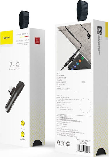 Baseus L41 Μετατροπέας USB-C male σε 3.5mm / USB-C female 1τμχ
