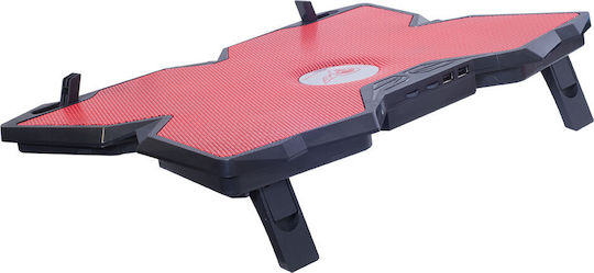 Spirit of Gamer Air Blade 500 Cooling Pad for Laptop up to 17.3" with 4 Fan and Lighting Red