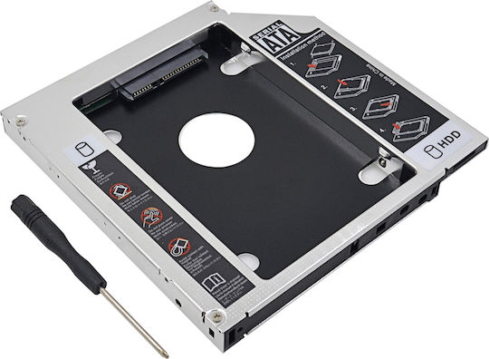 Ewent Caddy Sata HDD 12.7m Second Hard Drive Case 12.7m