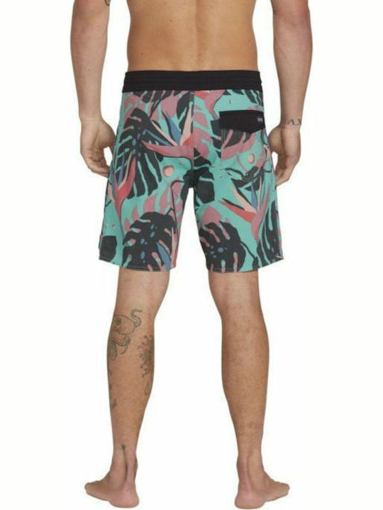 Volcom Mentawais Stoney 18 Men's Swimwear Floral Bermuda Green