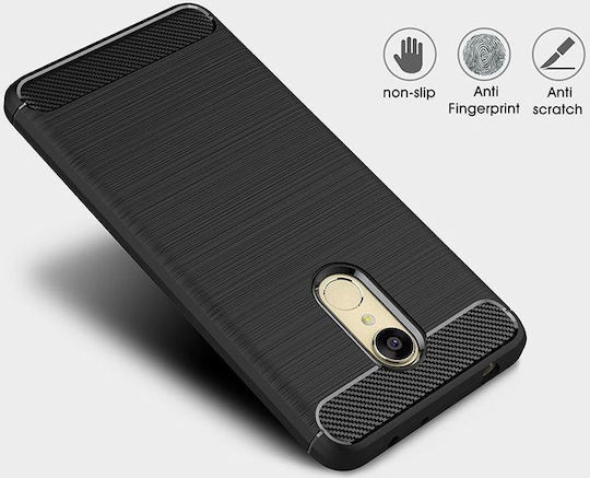 Hurtel Back Cover Σιλικόνης Μαύρο (Redmi 5 Plus)