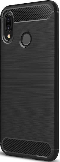 Hurtel Nova 3e Back Cover Σιλικόνης Μαύρο (Huawei P20 Lite)