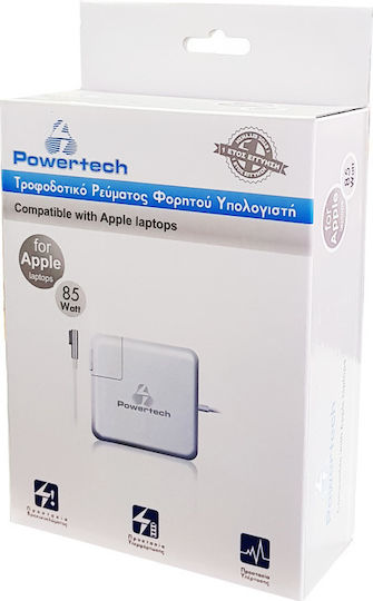 Powertech Φορτιστής Laptop 90W 18.5V 4.6A για Apple με Αντάπτορα Τροφοδοσίας
