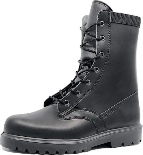 Aeropelma Military Boots Duetto 9 Leather Black 0901