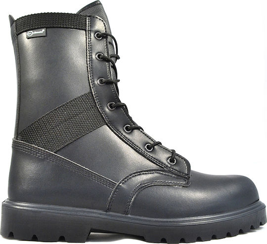 Aeropelma Military Boots Duetto 9 Leather Black 0901