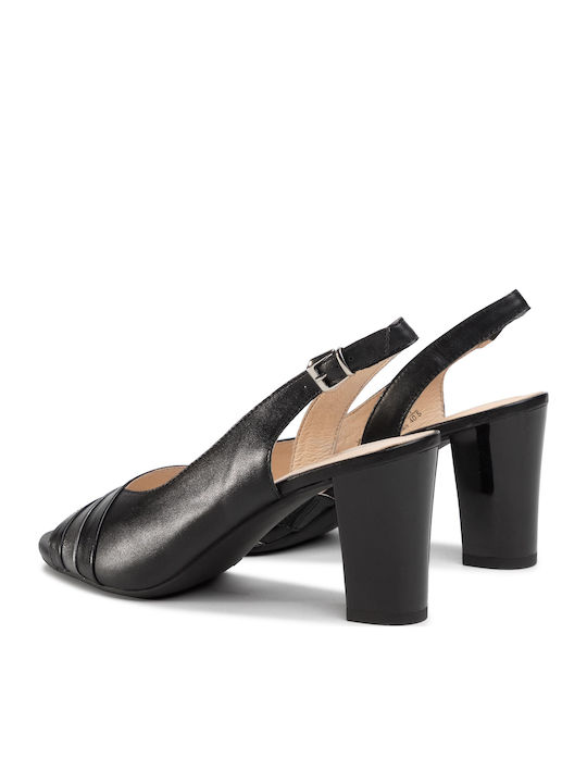 Leather Sandals Anatomic Black