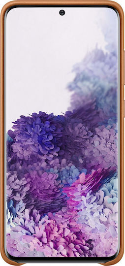 Samsung Leather Cover Back Cover Piele artificială Maro (Galaxy S20)