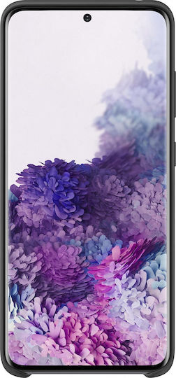 Samsung Задна корица Силикон Черен (Galaxy S20)