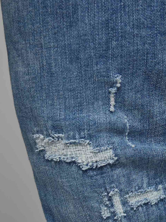Men's Jeans Pants with Slim Fit Blue