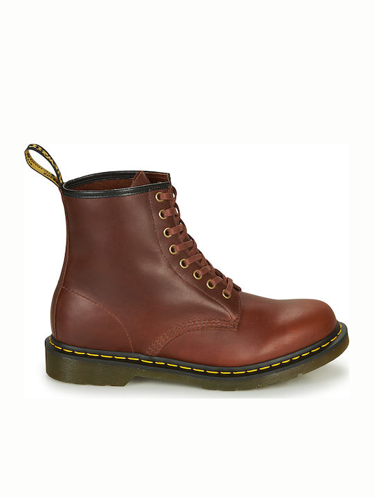 Dr. Martens 1460 Men's Leather Military Boots Brown