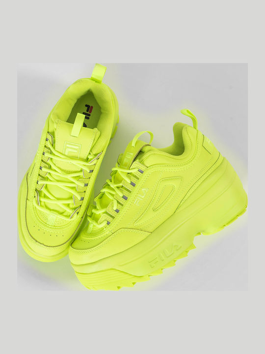 Disruptor II Wedge Chunky Sneakers Yellow