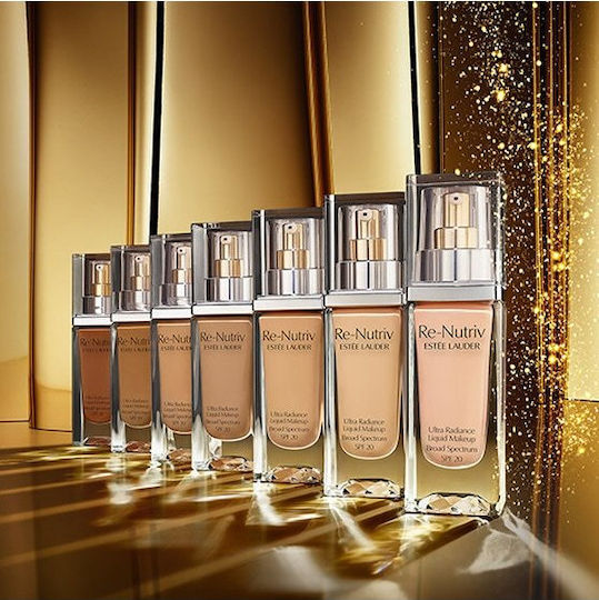 Estee Lauder Re-Nutriv Ultra Radiance Liquid Foundation SPF20 4n1 Shell Beige 30ml