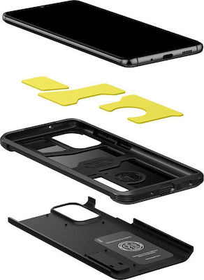 Spigen Tough Armor Back Cover Μαύρο (Galaxy S20+)