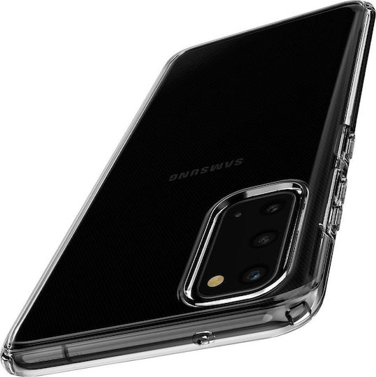 Spigen Liquid Crystal Umschlag Rückseite Silikon Transparent (Galaxy S20)