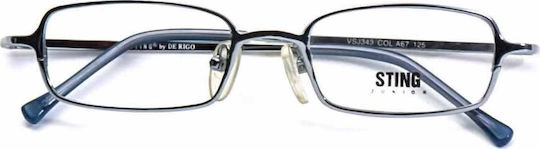 Sting Kinder Metall Brillengestell Blau VSJ343 A67