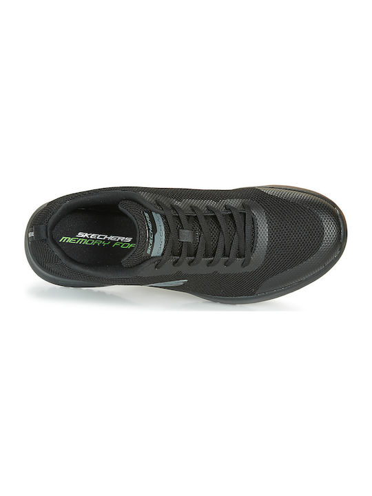 Skech Air Dynamight Herren Sportschuhe Laufen Schwarz