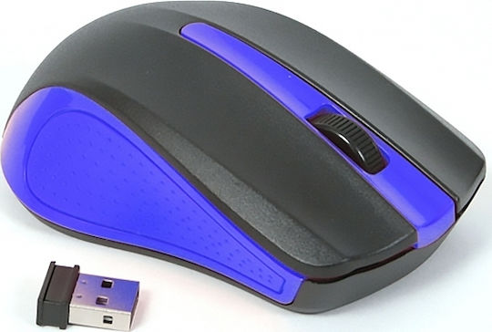 Omega 419 Wireless Ασύρματο Ποντίκι Black/Blue