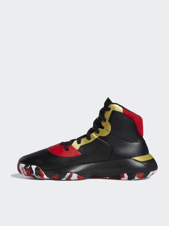 Pro Bounce 2019 Hoch Basketballschuhe Core Black / Cloud White / Scarlet