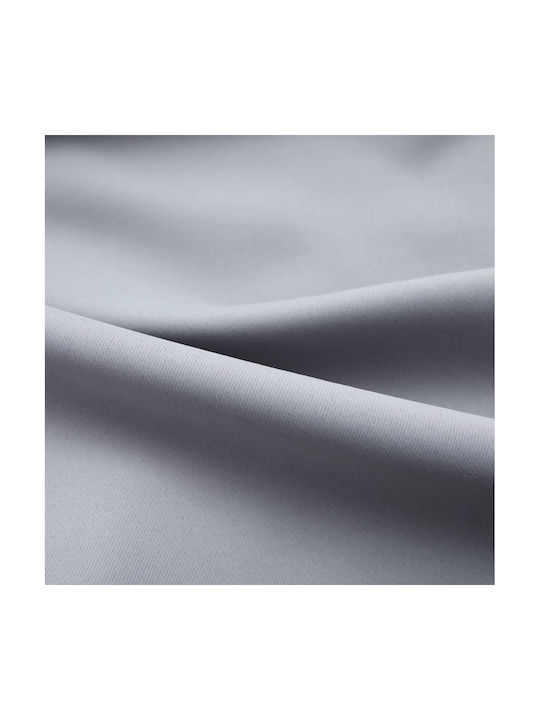 vidaXL Vorhang Verdunkelung mit Bleistiftfalten Gray 140x225cm