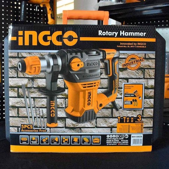 Ingco Impact Demolition Hammer Electric 1500W with Chuck SDS Plus