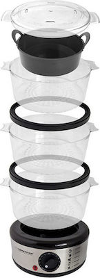 Esperanza Food Steamer with 3 Steaming Decks 7.5lt