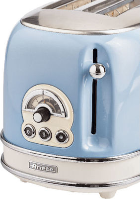 Ariete Vintage 0155/15 Toaster 2 Slots 810W Blue