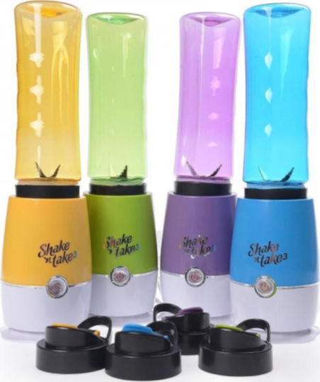 Shake N Take Bottle Blender for Smoothies 0.5lt 180W Multicolour