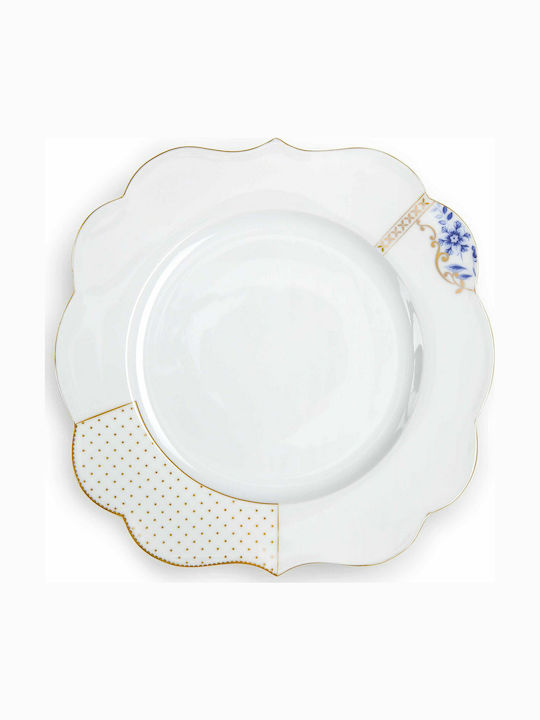 PiP Studio Royal Plate Shallow Porcelain White 28x28cm 1pcs