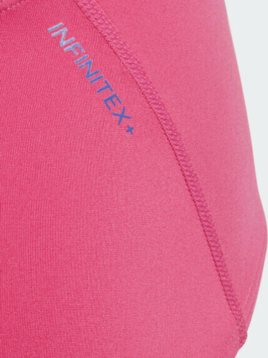 adidas 3-Stripes Kinder Badeanzug Einteilig Rosa