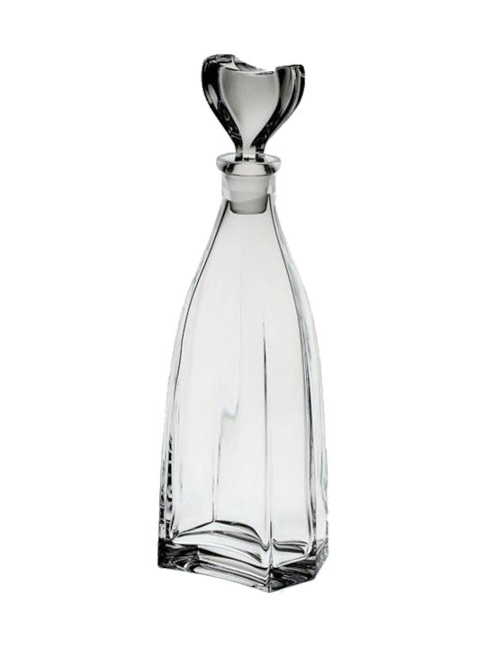 Bohemia Flair Crystal Liqueur Decanter 29.5cm with Stopper 540ml