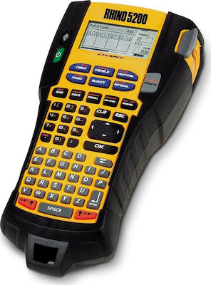Dymo Rhino 5200 Electronic Portable Label Maker Yellow