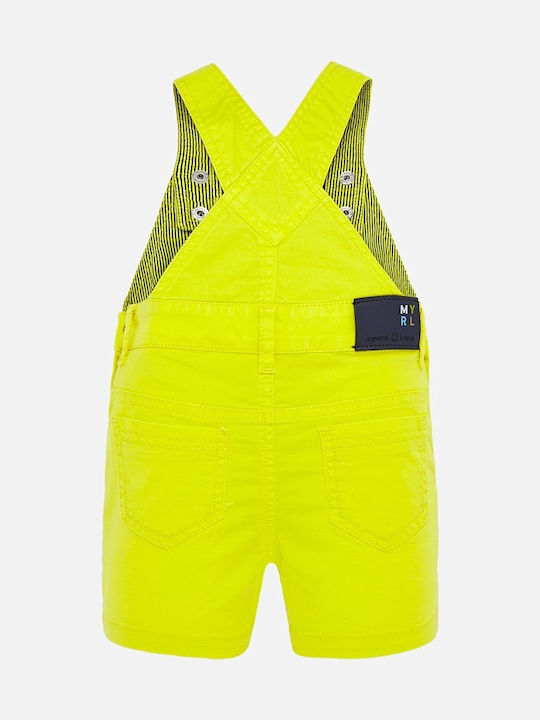 Salopetă Copii din Material Textil Galbenă