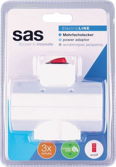 SAS Ταφ 3 Θέσεων με Διακόπτη