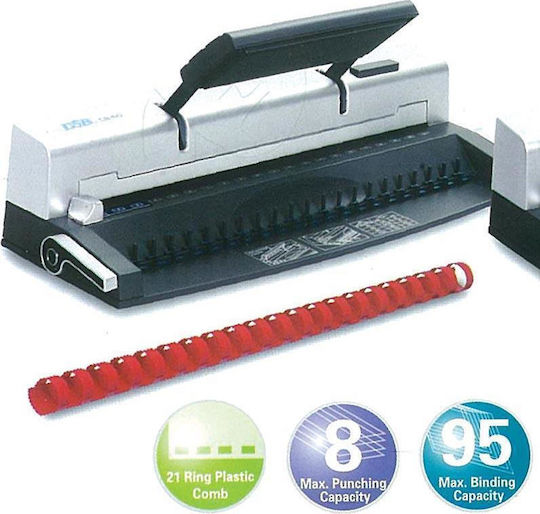 DSB CB-60 Bookbinder Machine for Spirals for Maximum 8 Sheets