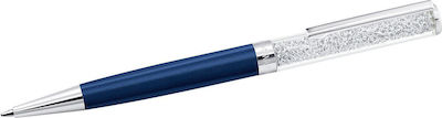 Swarovski Crystalline Pen Ballpoint with Black Ink Dark Blue