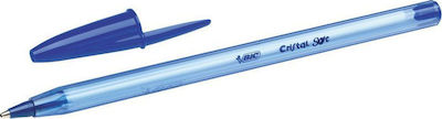 Bic Cristal Soft Pen Ballpoint 1.2mm with Blue Ink