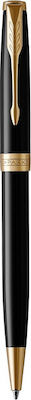 Parker Sonnet Pen Ballpoint Black Body Core Laque Black GT