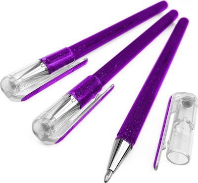 Pentel Hybrid Dual Metallic Pen Gel 1mm with Purple Ink