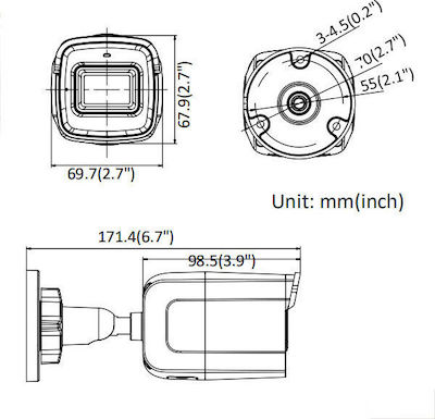 Hikvision DS-2CD2021G1-IDW1 IP Überwachungskamera Wi-Fi mit Mikrofon