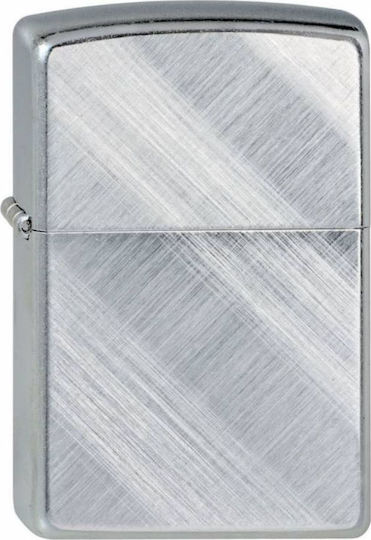 Zippo Classic Αντιανεμικός Αναπτήρας Φλόγας Diagonal Weave